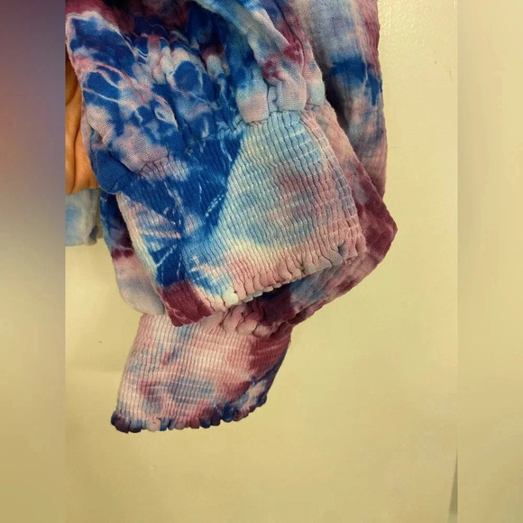 9 Seed Fire Island Cotton Tie Dye Pant Purple Size Small - Picture 5 of 7